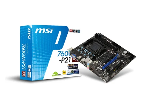 MSI AMD 760G 760GM-P21 (FX) AM3+ DDR3 Micro ATX