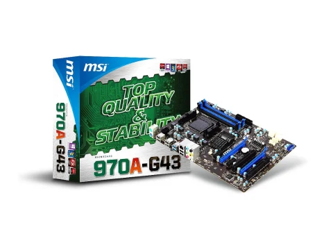 MSI AMD 970 970A-G43 AM3+ DDR3 ATX