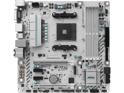 MSI B350M MORTAR ARCTIC AM4 DDR4 Micro ATX