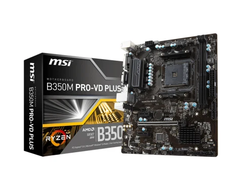 MSI B350M PRO-VD PLUS AM4 DDR4 Micro ATX
