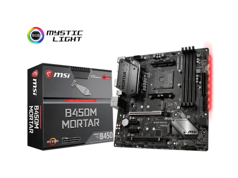 MSI B450M MORTAR AM4 DDR4 Micro ATX