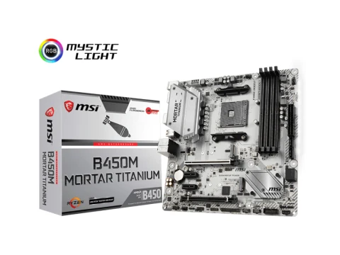 MSI B450M MORTAR TITANIUM DDR4 Micro ATX