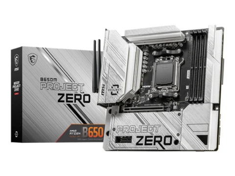 MSI B650M PROJECT ZERO AM5 DDR5 Micro-ATX