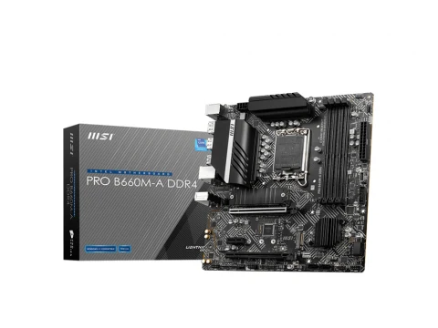 MSI B660 PRO B660M-A LGA1700 DDR4 Micro ATX