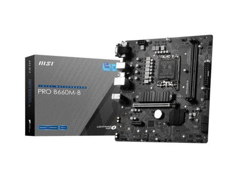 MSI B660 PRO M-B DDR5 Micro ATX