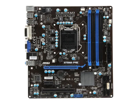 MSI B75 B75MA-P45 LGA1155 DDR3 Micro ATX