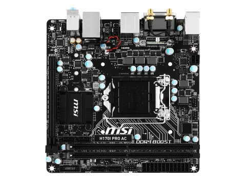 MSI H170I Pro AC DDR4 Mini ITX