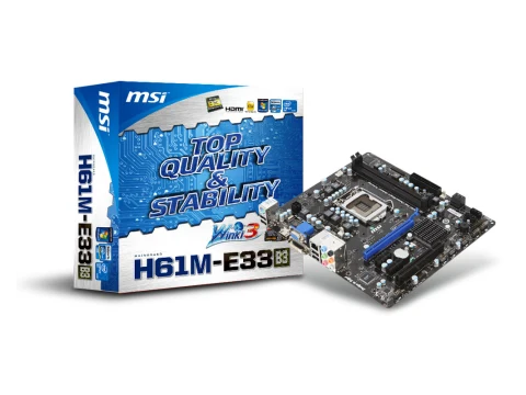 MSI H61 M-E33 (B3) DDR3 Micro ATX