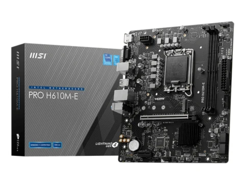 MSI H610 PRO H610M-E LGA1700 DDR5 Micro ATX