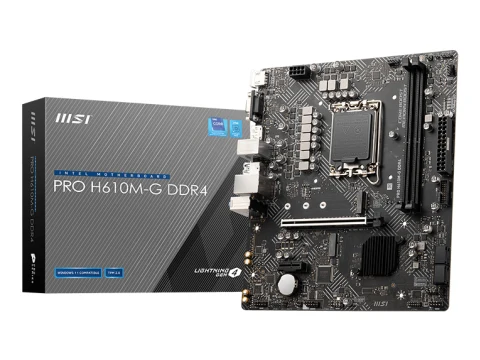 MSI H610 PRO H610M-G LGA1700 DDR4 Micro ATX