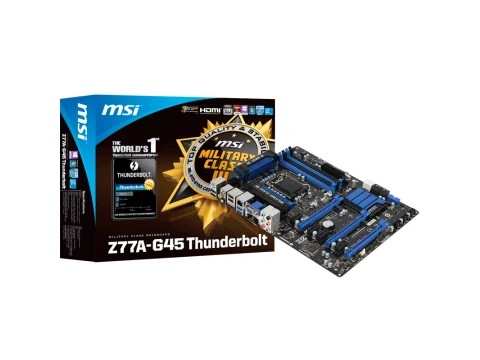 MSI Intel Z77 Z77A-G45 Thunderbolt LGA1155 DDR3 ATX