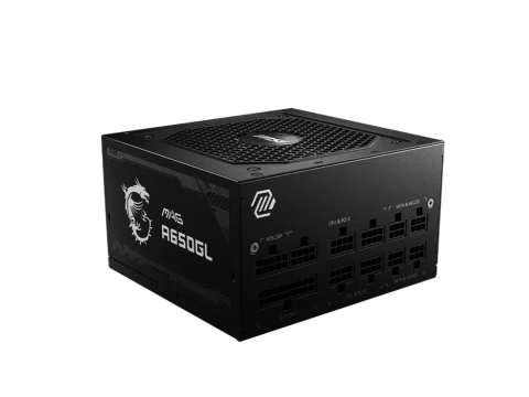 MSI MAG A650GL Black 650W Fully Modular 80+ Gold Certified ATX