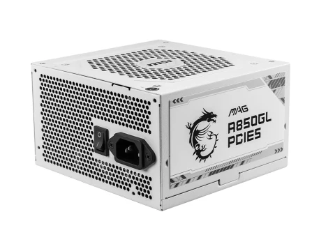 MSI MAG A850GL PCIE5 White 850W Fully Modular 80+ Gold ATX