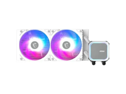 MSI MAG CORELIQUID A13 Water 240mm 62.6 CFM White — фото Ситилинка