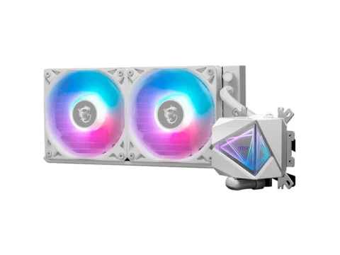 MSI MAG CORELIQUID I240 Water 240mm 70.7 CFM White — фото Ситилинка