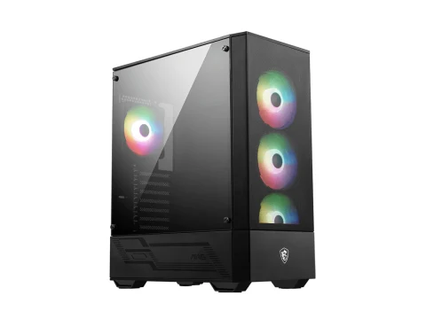 MSI MAG FORGE 112R ATX Mid Tower Black Tempered Glass Side Panel