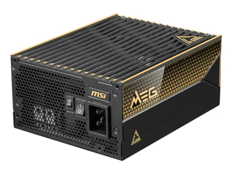MSI MEG Ai-T PCIE5 Black / Gold 1600W Fully Modular 80+ Titanium Certified