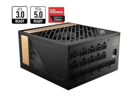 MSI MEG Ai1000P PCIE5 Black / Copper ATX 1000W Fully Modular 80+ Platinum Certified