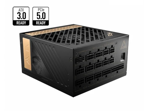 MSI MEG Ai1300P PCIE5 Black / Copper ATX 1300W Fully Modular 80+ Platinum Certified