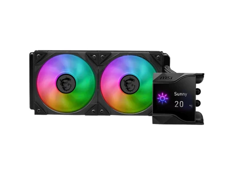 MSI MPG CORELIQUID D240 Water 240mm 77.4 CFM Black