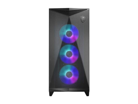 MSI MPG GUNGNIR 300R AIRFLOW ATX Mid Tower Black with Tempered Glass Side Panel
