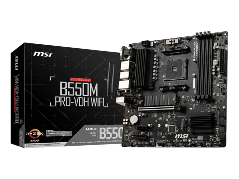 MSI PRO B550M PRO-VDH WIFI AM4 DDR4 Micro-ATX