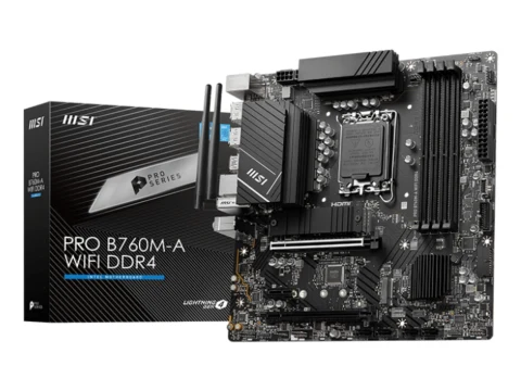 MSI PRO B760M-A WIFI LGA1700 DDR4 Micro-ATX