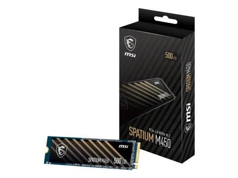 MSI SPATIUM M450 500GB M.2 SSD PCIe 4.0 NVMe