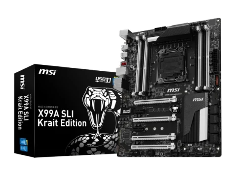 MSI X99 X99A SLI KRAIT EDITION LGA2011-3 DDR4 ATX