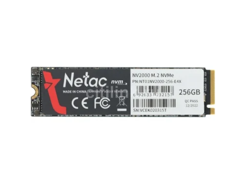 Netac NV2000 256 GB SSD M.2-2280 PCIe 3.0 X4 NVMe — фото Ситилинка