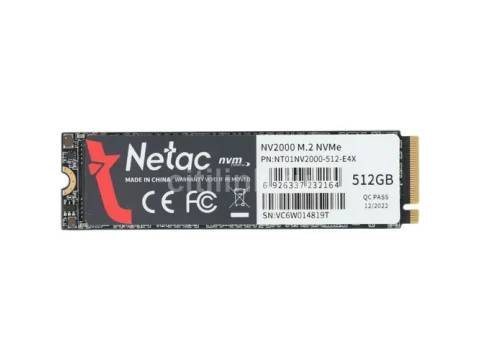 Netac NV2000 512GB SSD M.2-2280 PCIe 3.0 X4 NVMe — фото Ситилинка