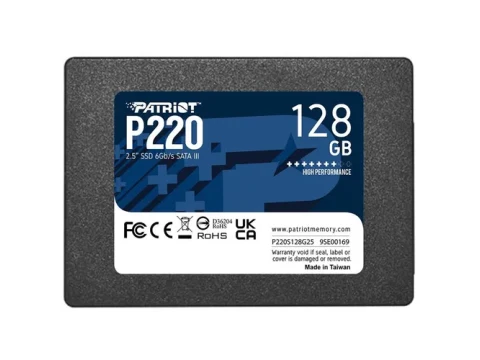 Patriot P220 128GB SSD 2.5" SATA 6.0 Gb/s — фото Ситилинка