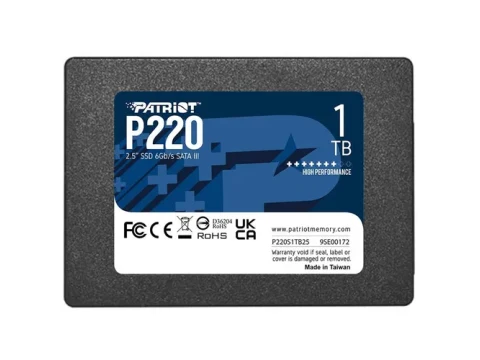 Patriot P220 1TB 2.5" SSD SATA — фото Ситилинка