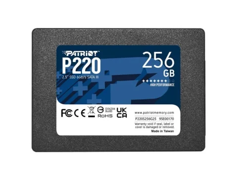 Patriot P220 256GB SSD 2.5" SATA — фото Ситилинка