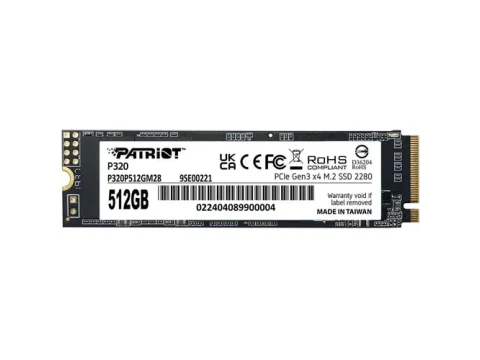 Patriot P320 512GB SSD M.2-2280 PCIe 3.0 x4 NVMe — фото Ситилинка