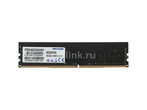 Patriot Signature Green DDR4-2666 CL19 8GB (1x8GB) — фото Ситилинка