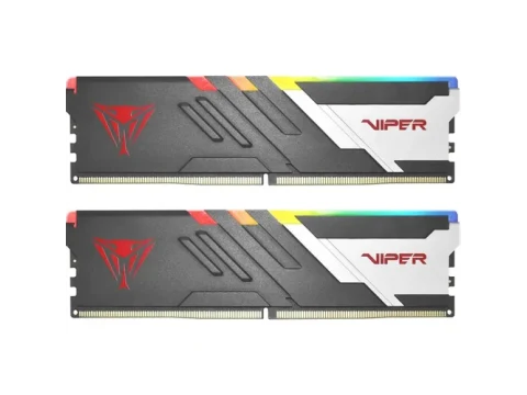 Patriot Viper Venom RGB Black / White DDR5-7200 CL34 32GB (2x16GB) — фото Ситилинка