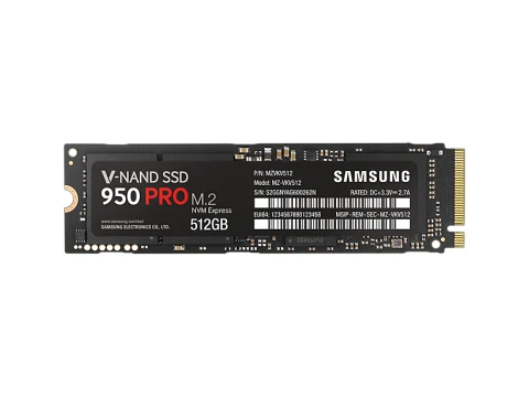 Samsung 950 PRO 512GB SSD M.2-2280 PCIe 3.0 x4 NVMe