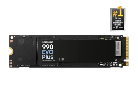 Samsung 990 EVO Plus 1TB M.2-2280 SSD PCIe 5.0 X2 NVMe