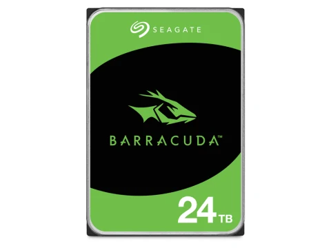 Seagate BarraCuda 24 TB HDD 7200RPM 3.5" SATA 6.0 Gb/s