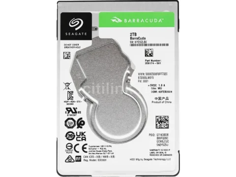 Seagate BarraCuda 2TB HDD 2.5" 5400RPM SATA Internal — фото Ситилинка