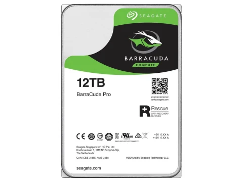 Seagate BarraCuda Pro Compute 12TB HDD 3.5" 7200RPM SATA