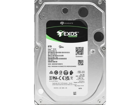 Seagate Exos 7E10 8TB 3.5" HDD 7200RPM SATA 512e/4Kn — фото Ситилинка