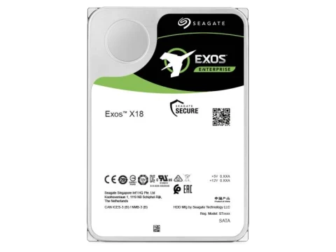 Seagate Exos X18 14TB HDD 7200RPM 3.5" SATA