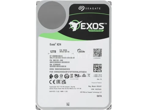 Seagate Exos X24 12TB HDD 3.5" SATA — фото Ситилинка