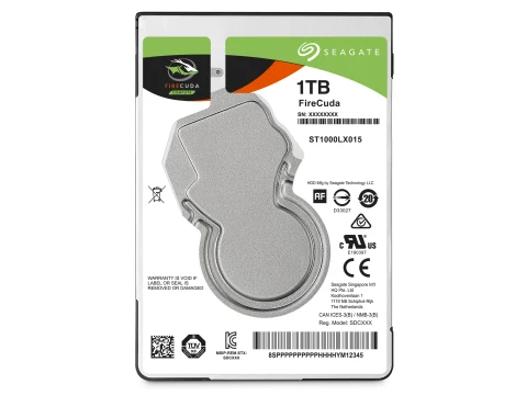 Seagate FireCuda 1TB Hybrid Internal 2.5" 5400RPM SATA 6.0 Gb/s