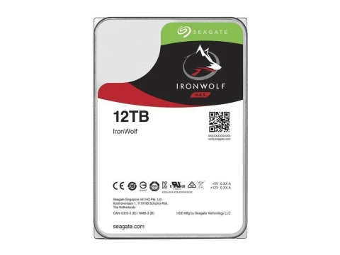 Seagate IronWolf 12TB NAS Internal Hard Drive HDD – CMR 3.5 Inch SATA 6Gb/s 7200 RPM 256MB Cache for RAID Network Attached Storage