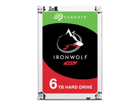 Seagate IronWolf NAS 6TB HDD 3.5" 7200RPM SATA 6.0 Gb/s Internal