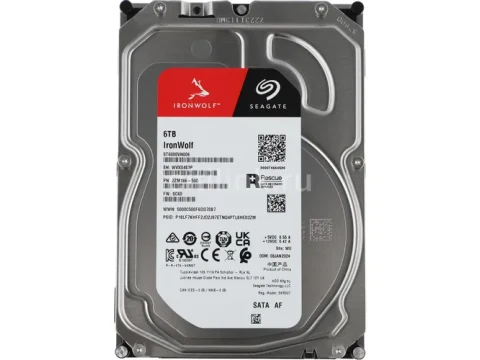 Seagate IronWolf NAS 6TB HDD 5400RPM 3.5" SATA — фото Ситилинка