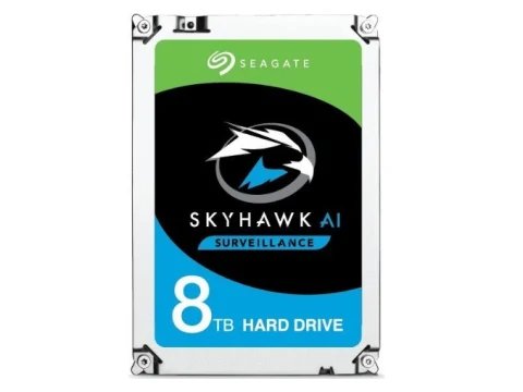 Seagate SkyHawk AI 8TB 3.5" HDD 7200RPM SATA 6.0 Gb/s